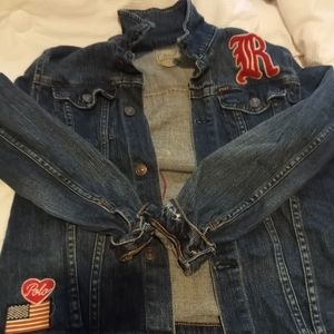 Polo jacket girls size 10 great condition